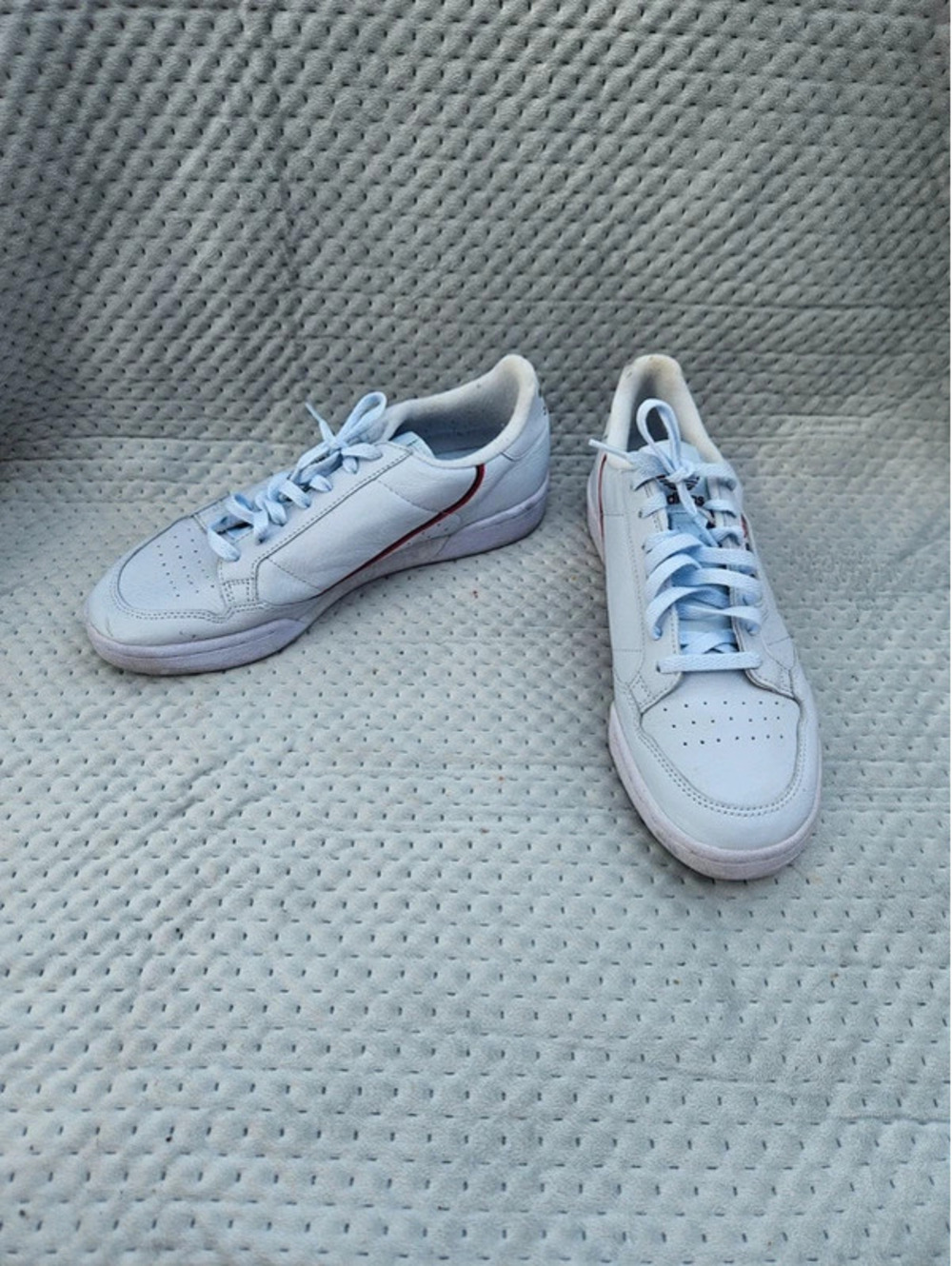Adidas Continental 80 Men’s 9.5 White Leather Retro Sneakers B41673 Originals